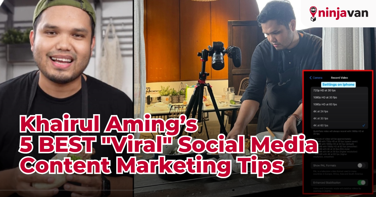 Khairul Aming’s 5 BEST Viral Social Media Content Marketing Tips