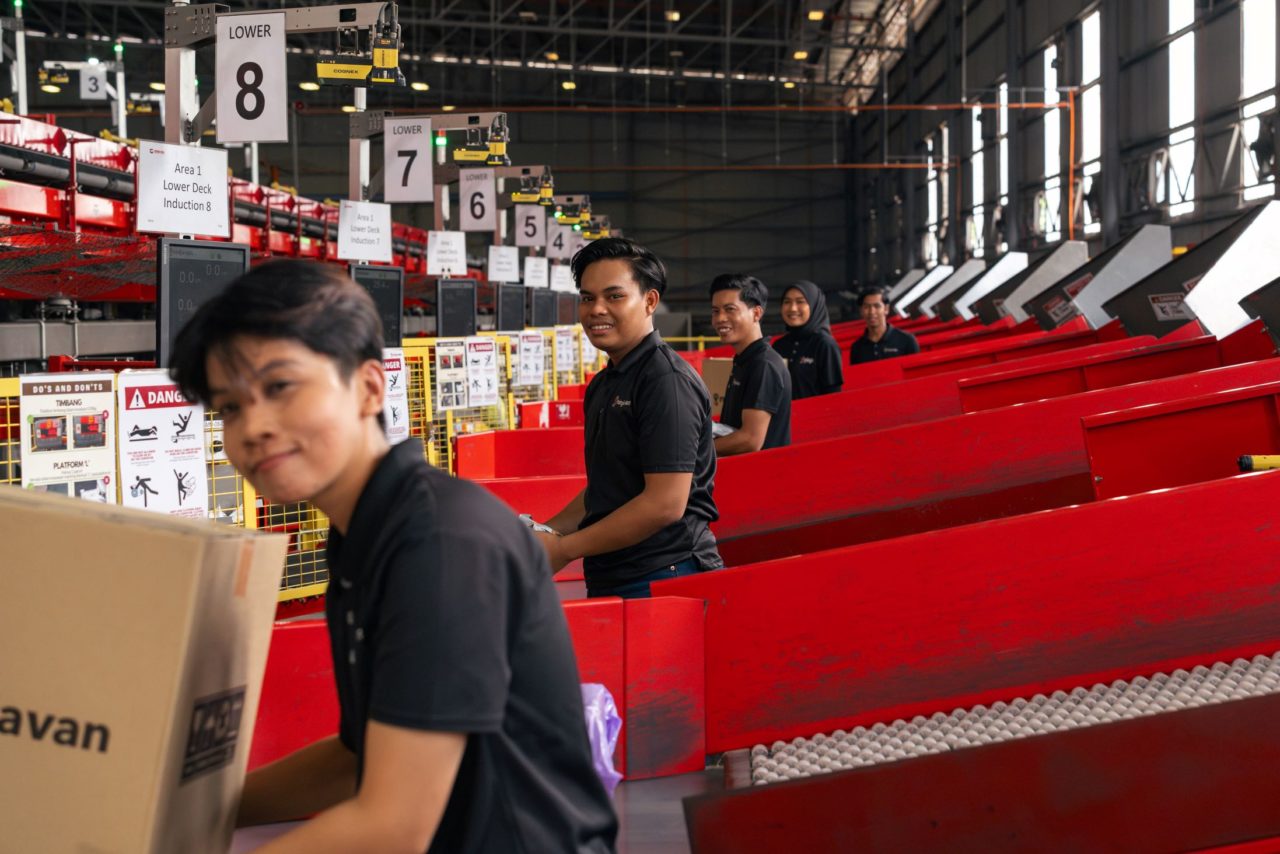 Efficient order picking and sorting processes in a warehouse managed by an FMCG distributor in Malaysia.