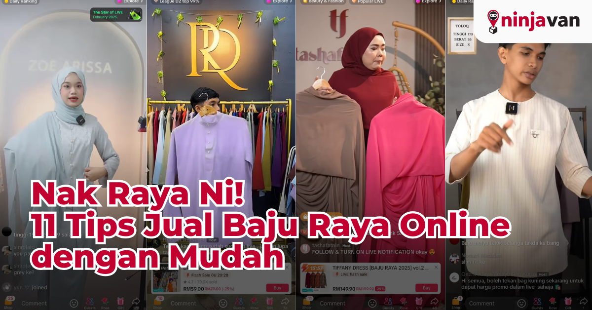 Nak jual baju raya online? Ikut 11 tips ni, mudah je untuk dapatkan lebih ramai pelanggan dan sales yang masuk!