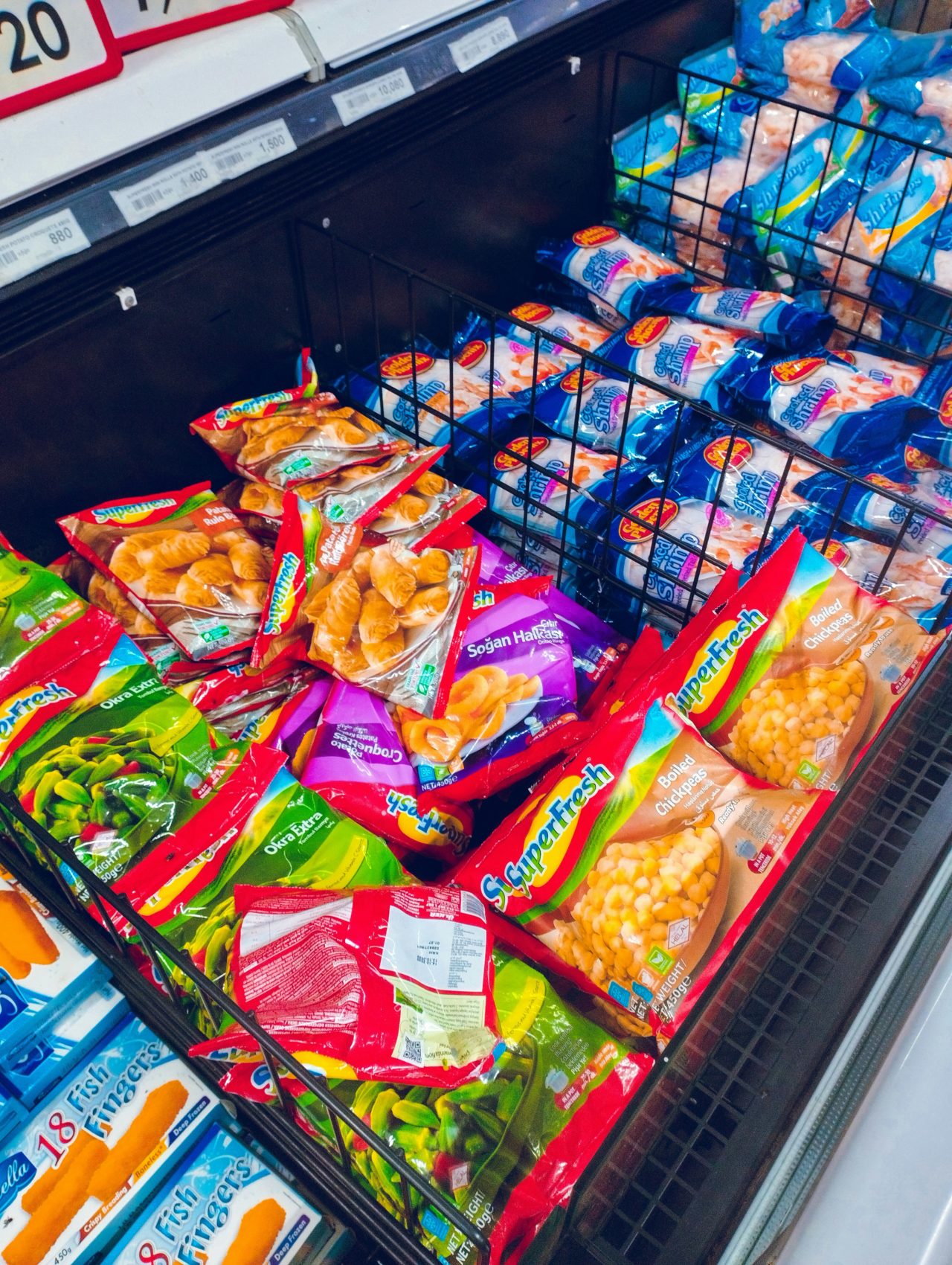 frozen food products that can be shipped and sent via courier delivery service using ninja cold by ninja van