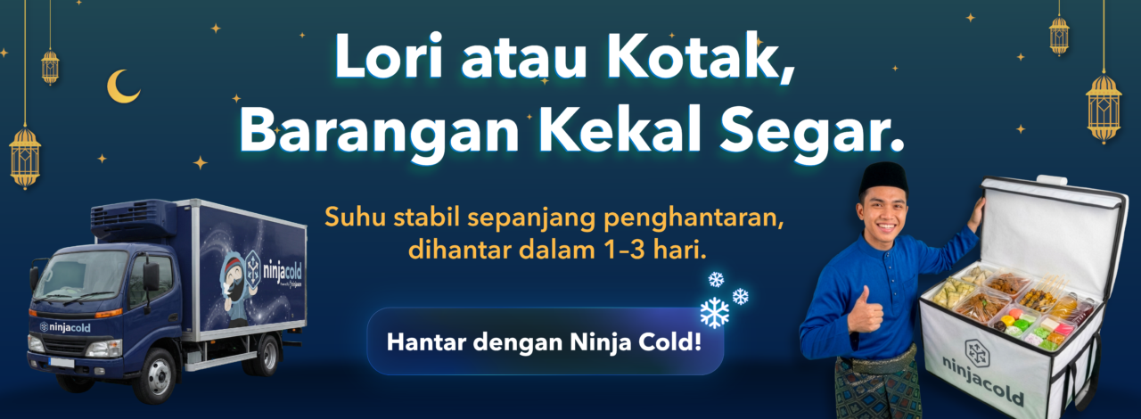 ninja cold penghantaran sejuk beku barang makanan puasa ramadan dan hari raya aidilfitri near me