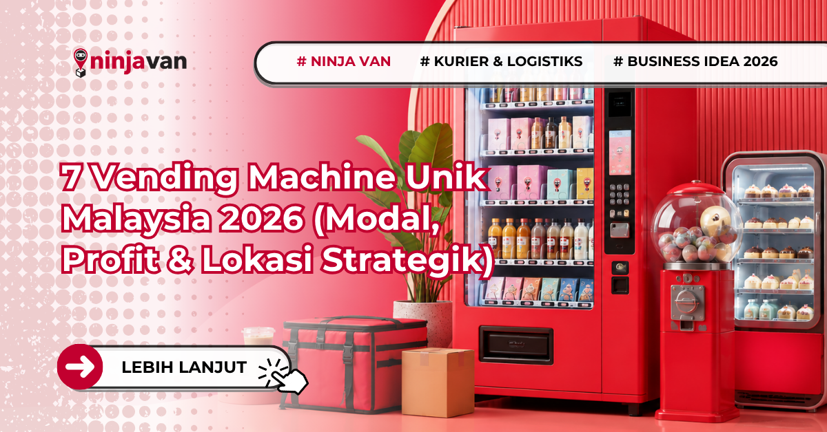 7 Vending Machine Unik Malaysia 2026 (Modal, Profit & Lokasi Strategik)
