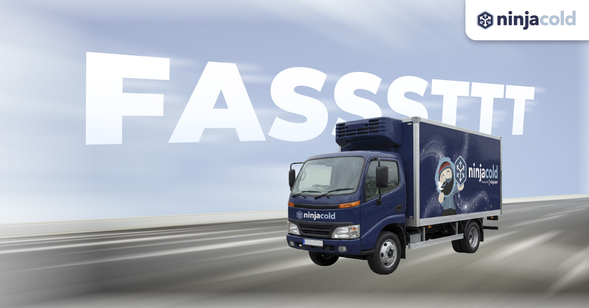 ninja cold by ninja van is sending harum manis and frozen chilled and temperature controlled food products items goods fast and reliable in malaysia