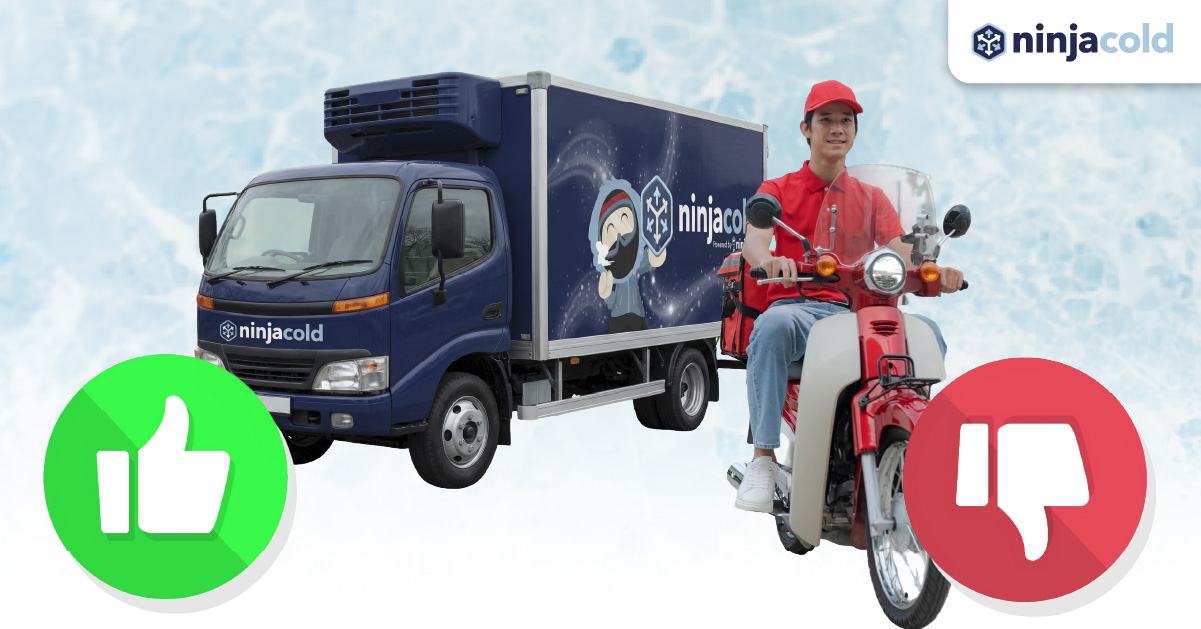 perbezaan on demand delivery macam lalamove dan grab berbanding ninja cold ninja van malaysia cold chain delivery penghantaran sejuk beku