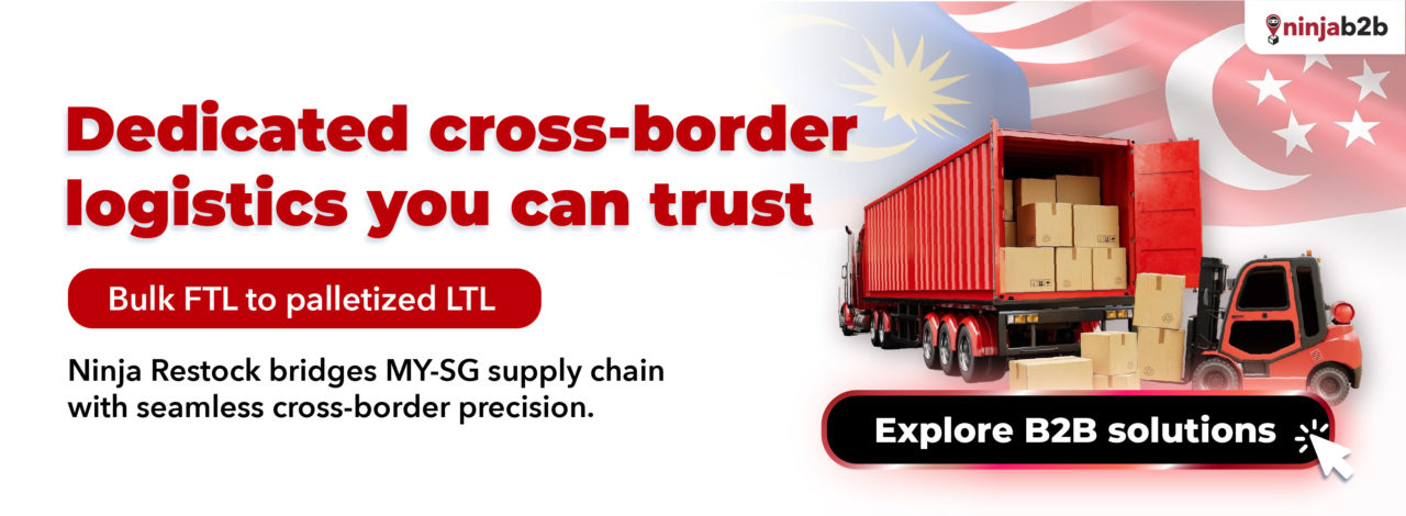 ninja van ninja b2b restock b2b delivery logistics crossborder b2b trucking service full truckload