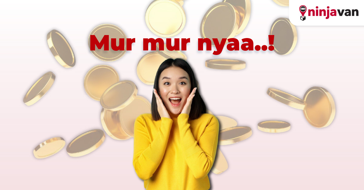 harga penghantaran barang parcel dan bungkusan ninja van sangat berpatutan dan mampu milik, serendah rm17.50, murah sangat