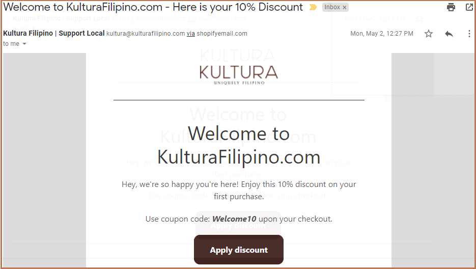Kutura Pilipino Email Marketing