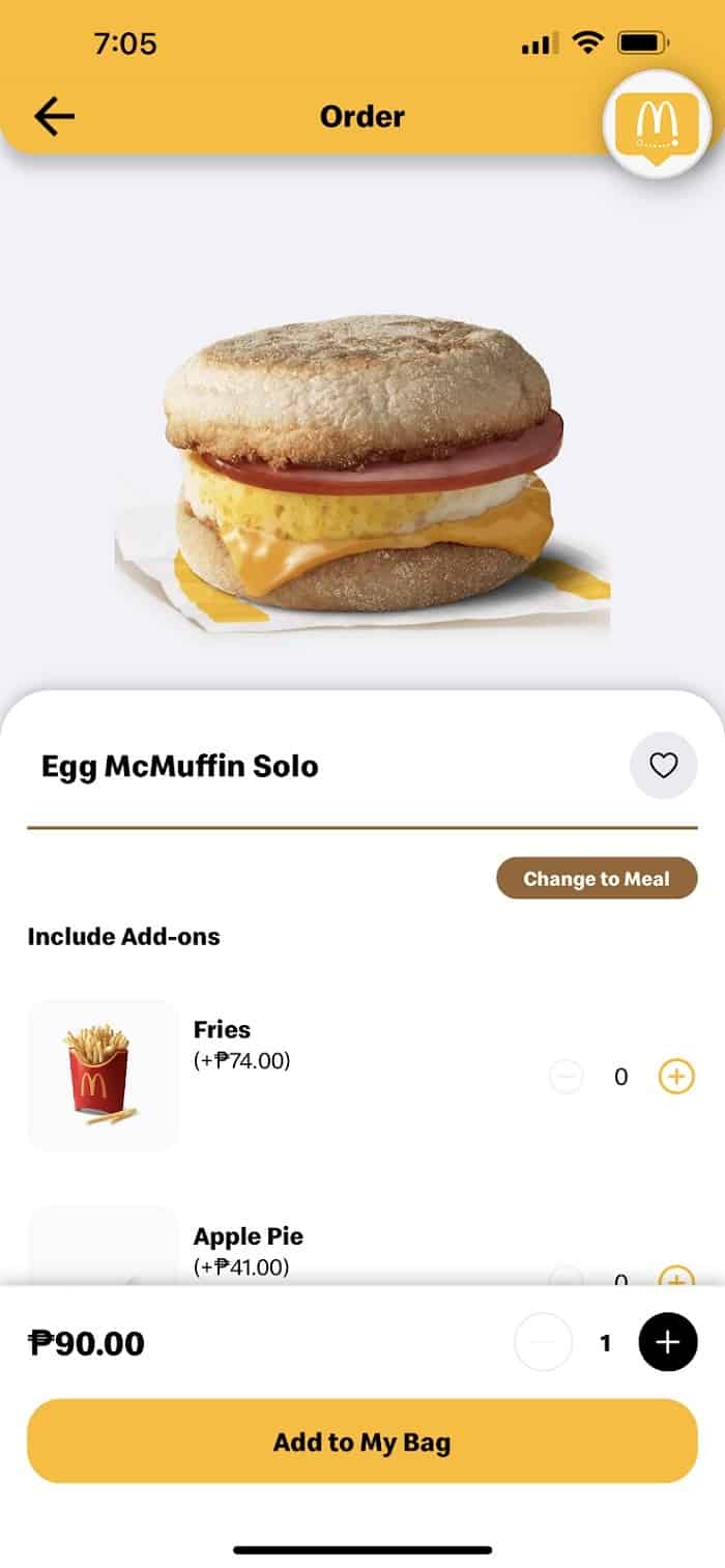 Mcdo Delivery App