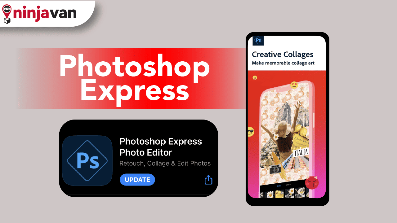 แอปแต่งรูป photoshop express