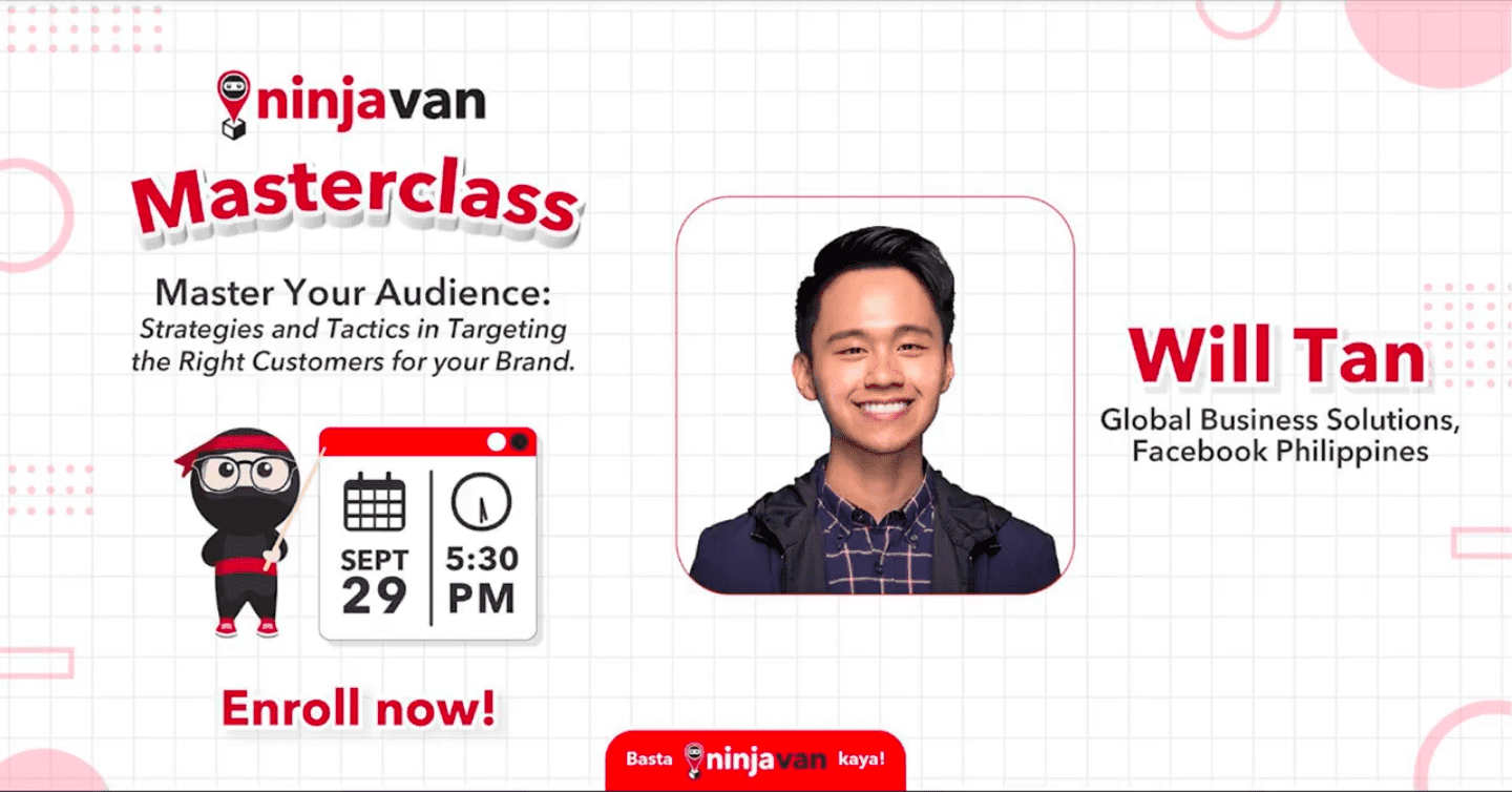 Ninja Van Masterclass webinar with Will Tan