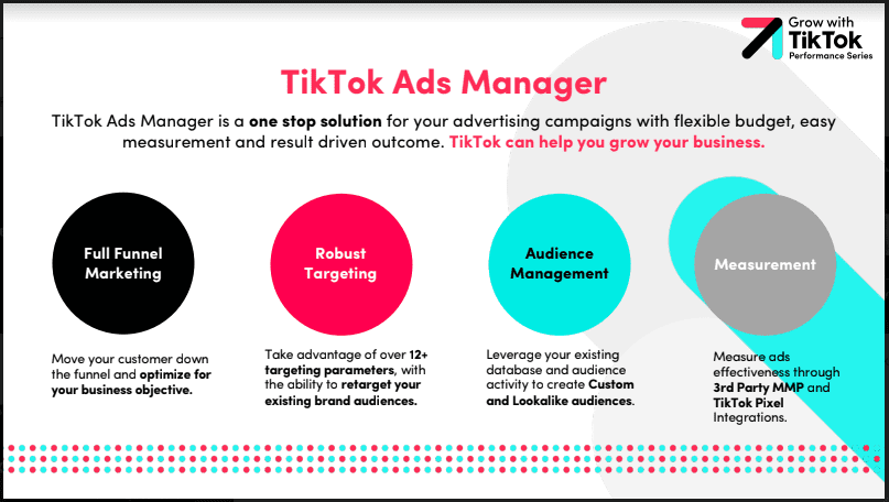 tiktok ads manager